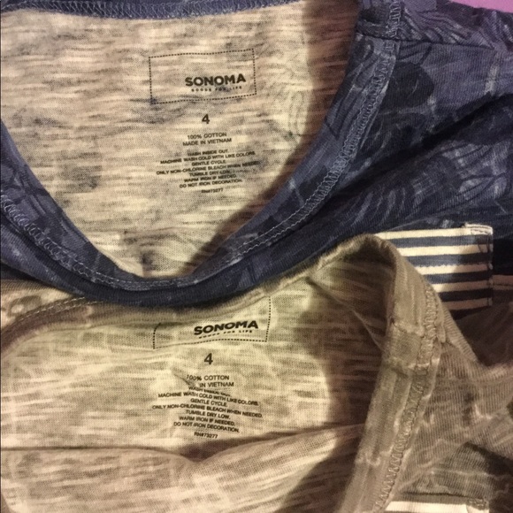 Bundle Sonoma 2 striped pocket tees - Picture 3 of 3